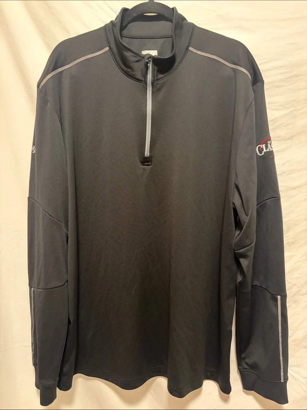 EUC Callaway Classic Black Lightweight Quarter-Zip Shirt Jacket XXXL